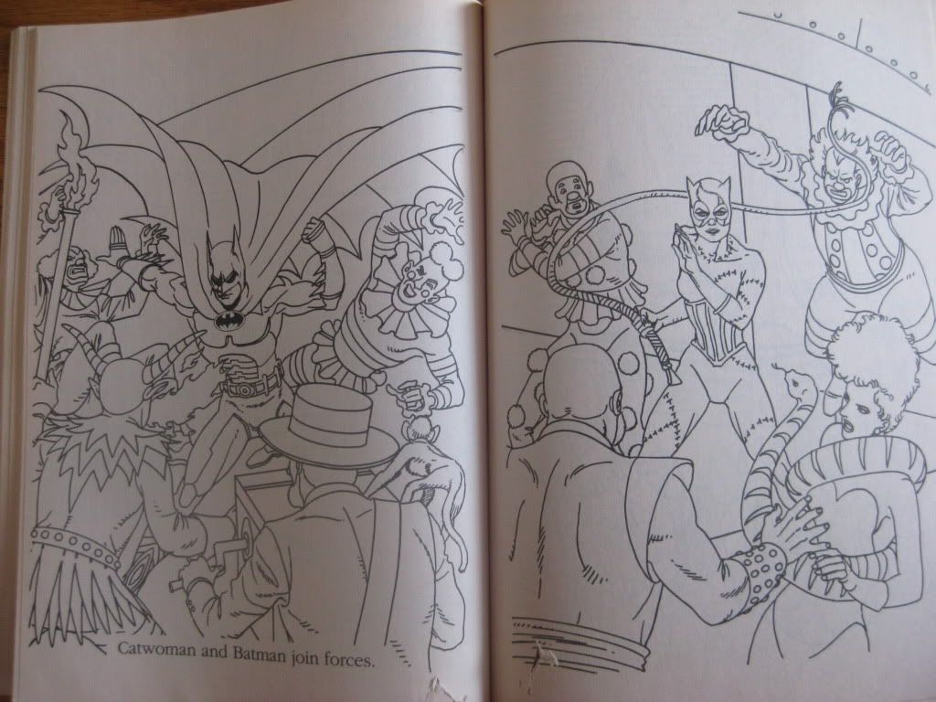 Batman Returns Coloring Books