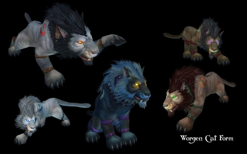 Worgen Druid Forms