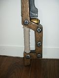 Epée Steampunk/Post Apo (détail), 90cm