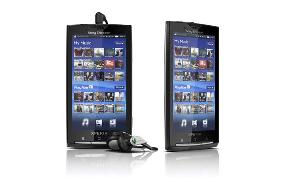 sony ericsson xperia x10 mini black. X10 Mini reminiscent of the