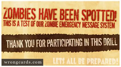 zombie emergency message system Pictures, Images and Photos
