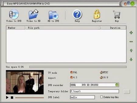 Easy MPEG/AVI/DIVX/WMV/RM to DVD 2.4.1 Easy MPEG/AVI/DIVX/WMV/RM to DVD 2.4.1