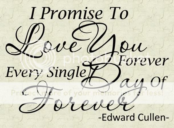 Promise To Love   Cullen Vinyl Wall Lettering Decal  