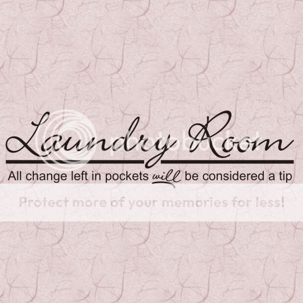 Laundry All Change Is A Tip Vinyl Wall Decor Quote