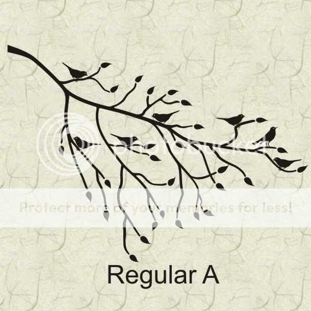 Branches Leaves A Vinyl Wall Art Decal Sticker  