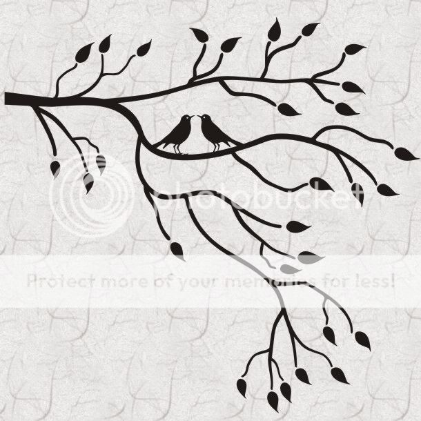Birds InTree Branches B Vinyl Wall Art Decal Sticker  