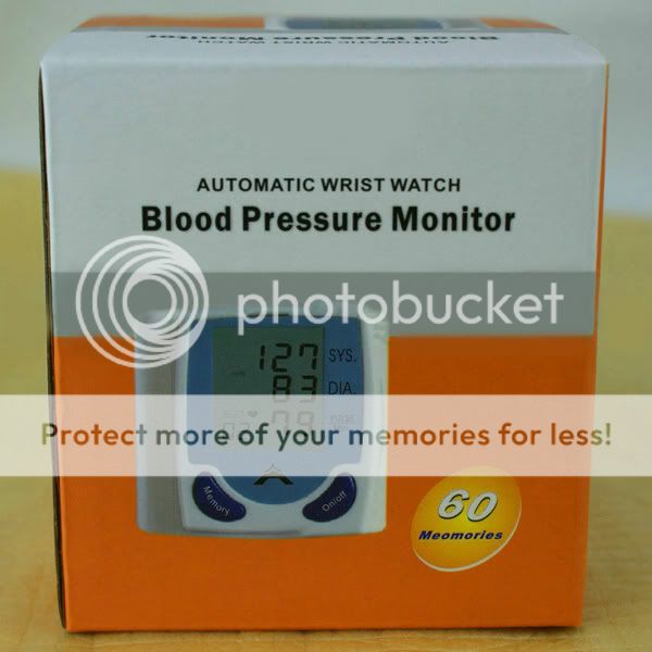 Wrist Blood Pressure Monitor Automatic digital Watch Brand New  