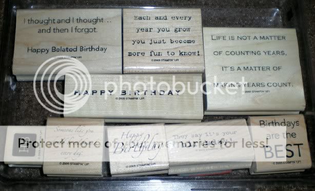   163 STAMPIN UP STAMPS   NEW & USED   INK, STAMP ROLLER, MIST  