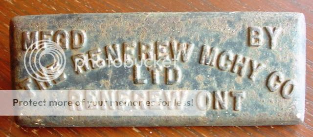 Antique Wood Stove Cast Iron Renfrew Ash Door Plate
