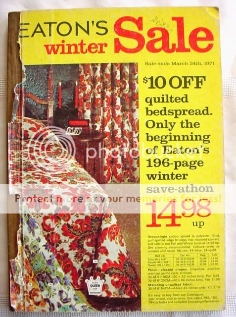 1971 EATON Canada WINTER Sale CATALOG Catalogue STORE  