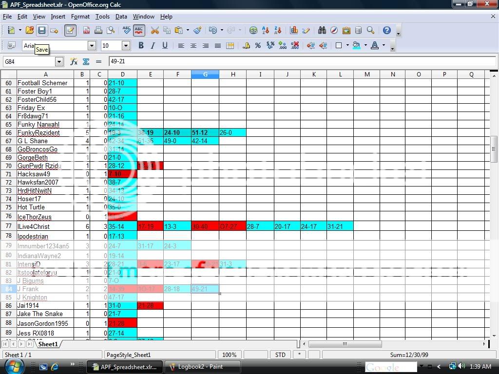 My 2009 ALL PRO FOOTBALL LOG BOOK Operation Sports Forums